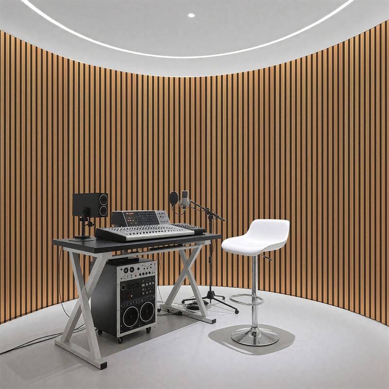 Art3d Flex Acoustic 3D Wall Panel 95.3"x23.8" Teak