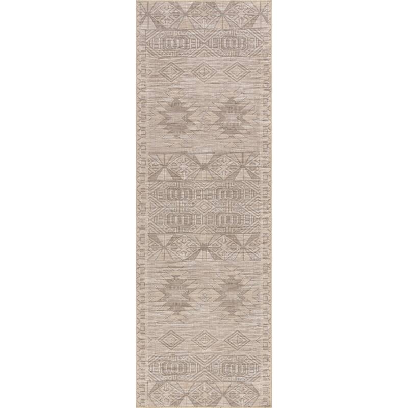 Nuloom Riya SpinClean Geometric Machine Washable Area Rug