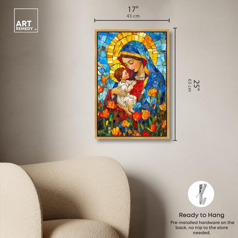 Glass Gospel I Canvas by Art Remedy
