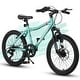 preview thumbnail 2 of 6, Boys Girls Green Mountain Bike 7 Speed Teenager Children Kids' Bicycles, Front Suspension Disc U Brake,Kids Bike for Ages 8-12