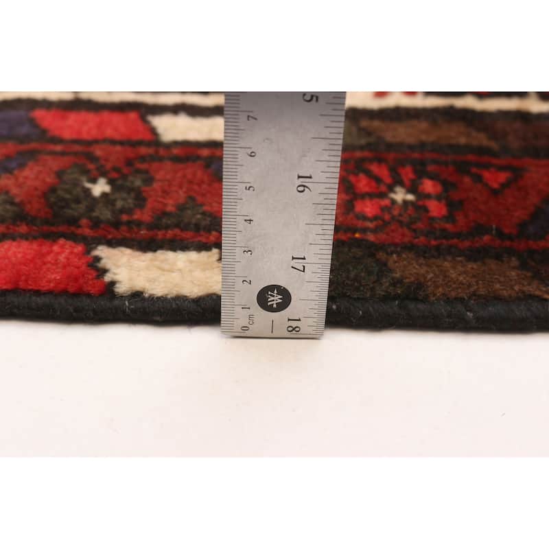 ECARPETGALLERY Hand-knotted Andelz Red Wool Rug - 3'1 x 4'9