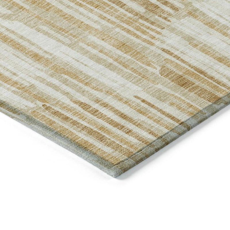 Machine Washable Indoor/ Outdoor Chantille Abstract Watercolor Rug