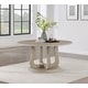 preview thumbnail 2 of 4, Trofello Round 60-inch Pedestal Dining Table White Washed