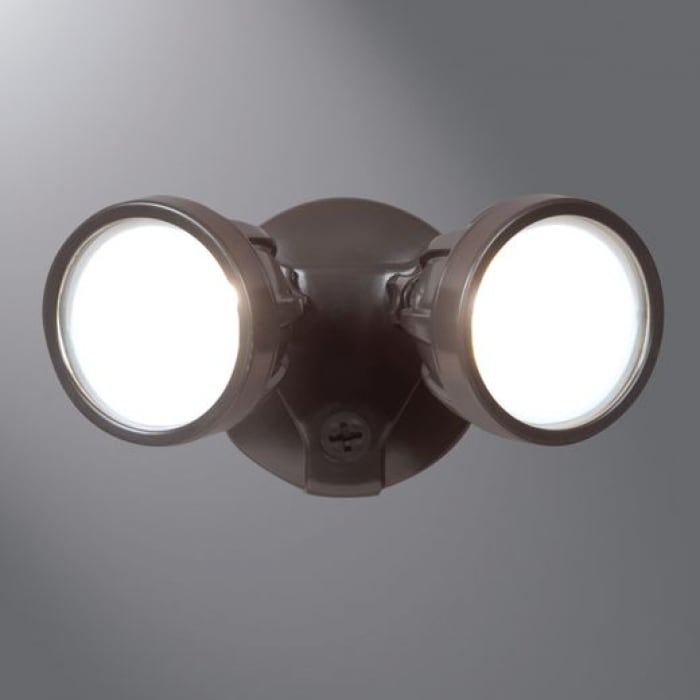 Cooper Lighting Ftr1740l All Pro Led Twin Head Round Flood Light Bronze Cooper Lighting Ftr1740l All Pro Led Twin Head Round Flood Light Bronze