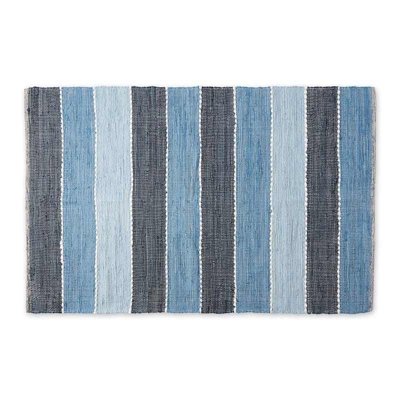 Hand-Loomed Paper Chindi Rug