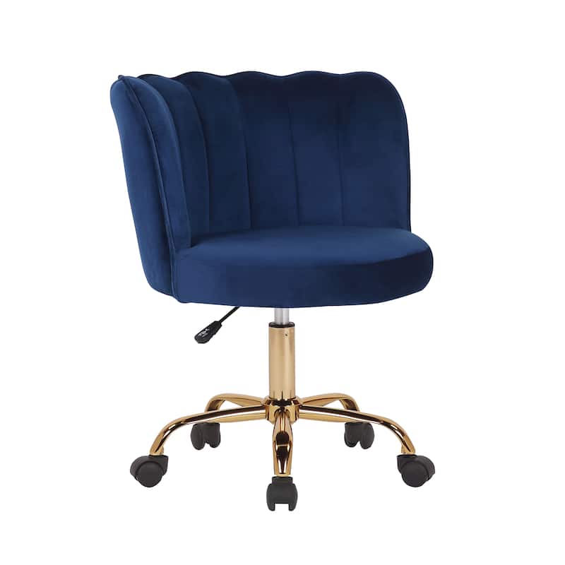 Porthos Home Alma Velvet Swivel Office Chair