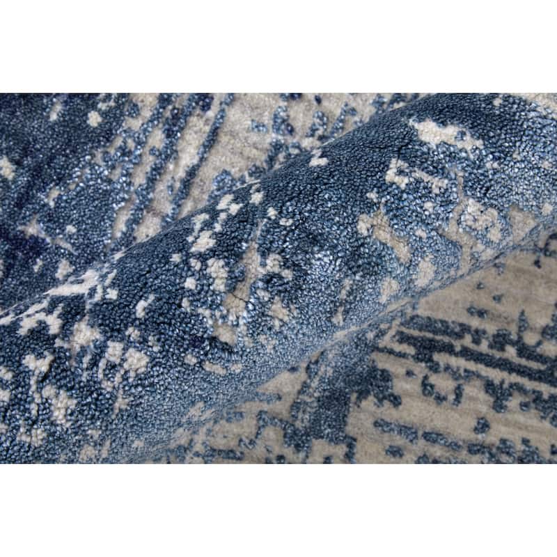 Grand Bazaar Kinton Hand Woven Abstract Modern Area Rug