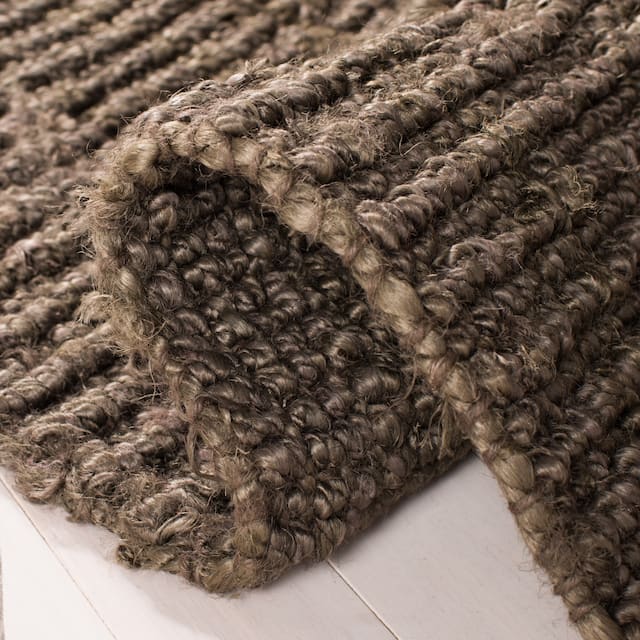 SAFAVIEH Jerneja Handmade Solid Chunky Jute Area Rug