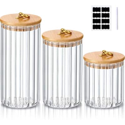 Storage Jars Decorative Coffee Bar Container Kitchen Glass Canister