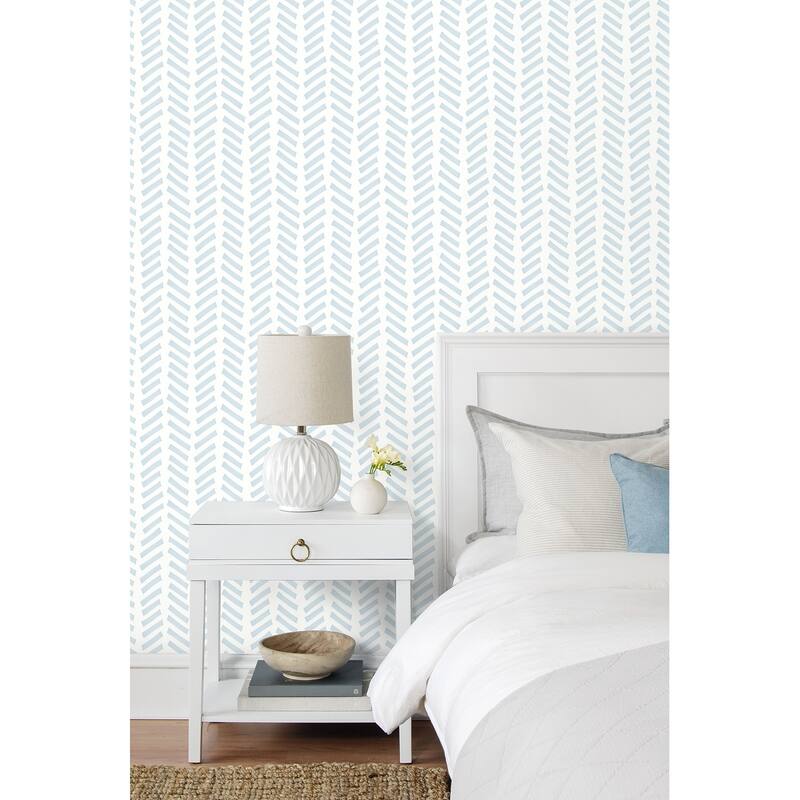 NextWall Mod Chevron Peel and Stick Wallpaper