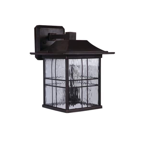 Craftmade Dorset 13-in W Aged Bronze Outdoor Flush Mount Light Craftmade Dorset 13-in W Aged Bronze Outdoor Flush Mount Light
