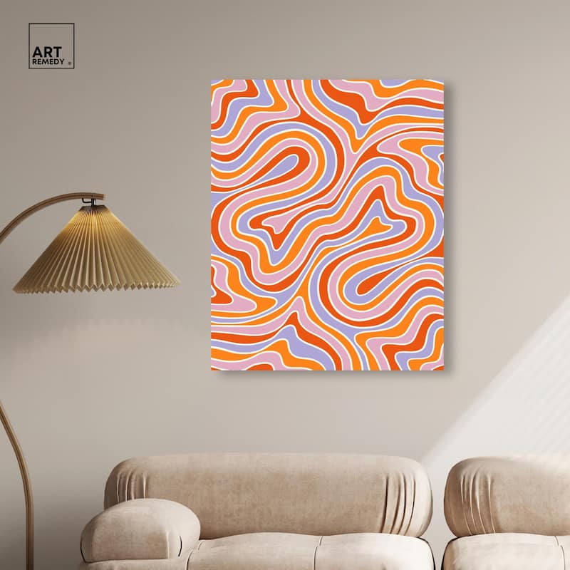 Bubble Gum Retro I Canvas by Art Remedy, Gallery Wrapped
