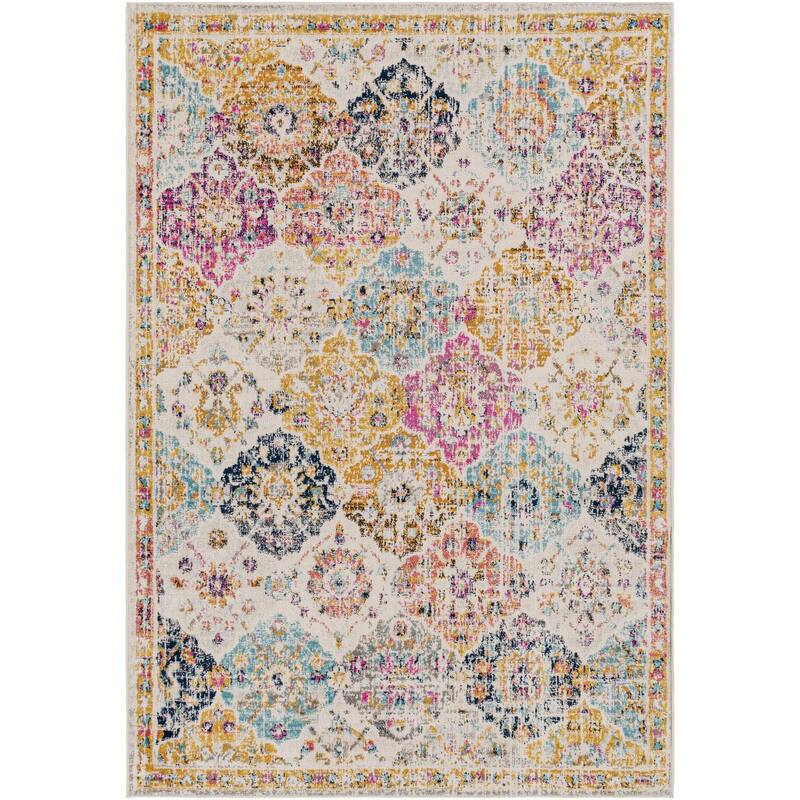Livabliss Harput Transitional Medallion Area Rug
