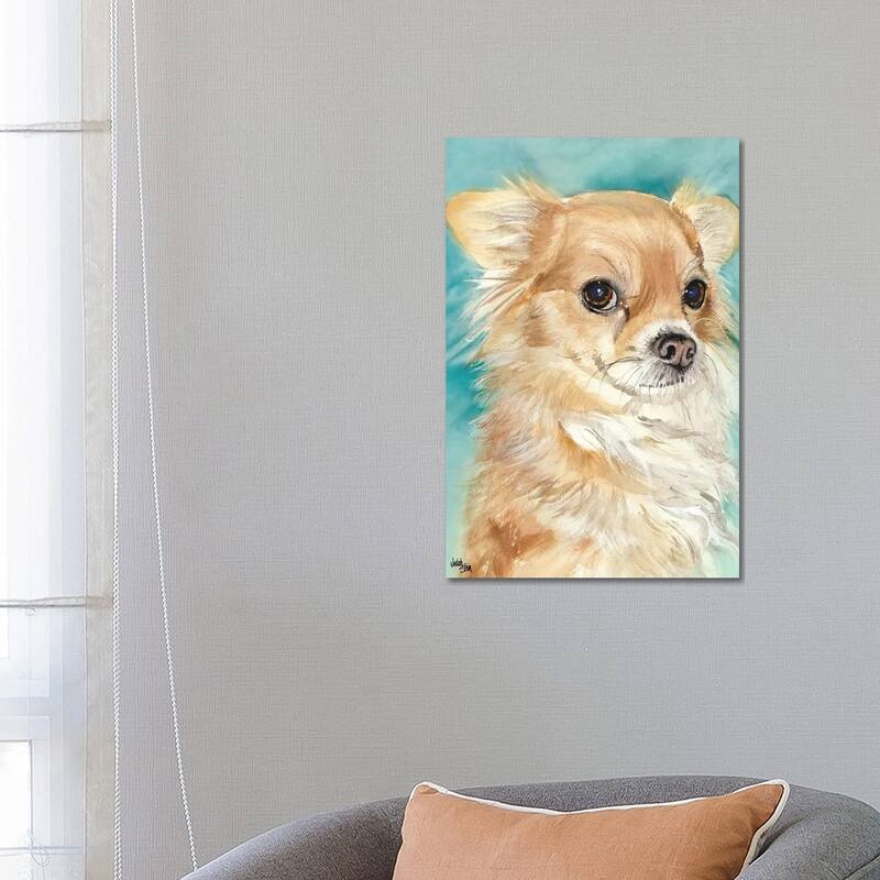 iCanvas "Sophie - Chihuahua" by Judith Stein Canvas Print - 26x18x1.5