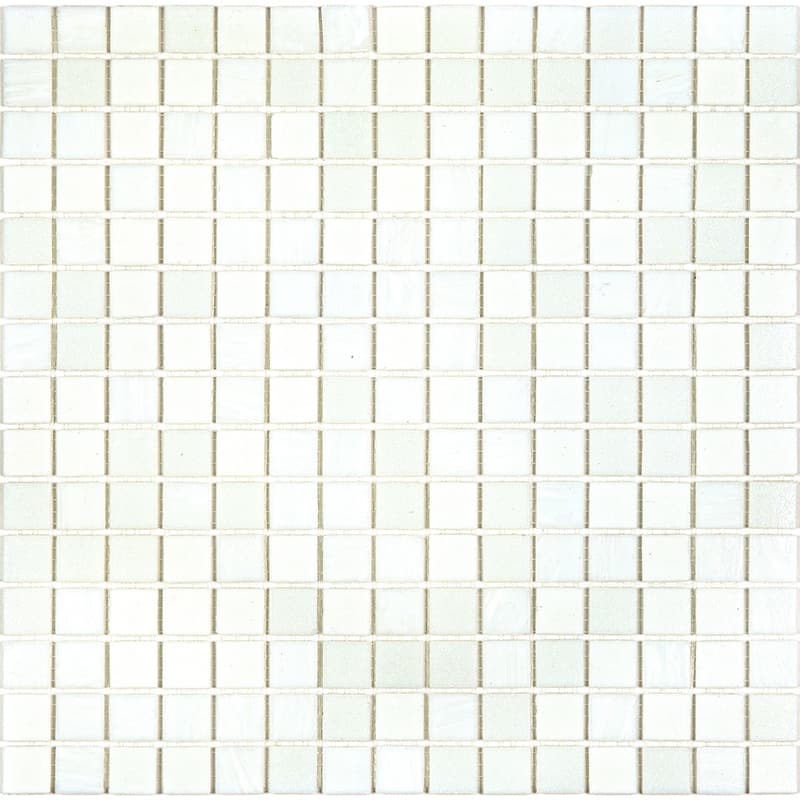 Apollo tile 12" x 12" Mingles Glossy Pearl White Glass Tile (20 sq ft/case) - 20 Pack