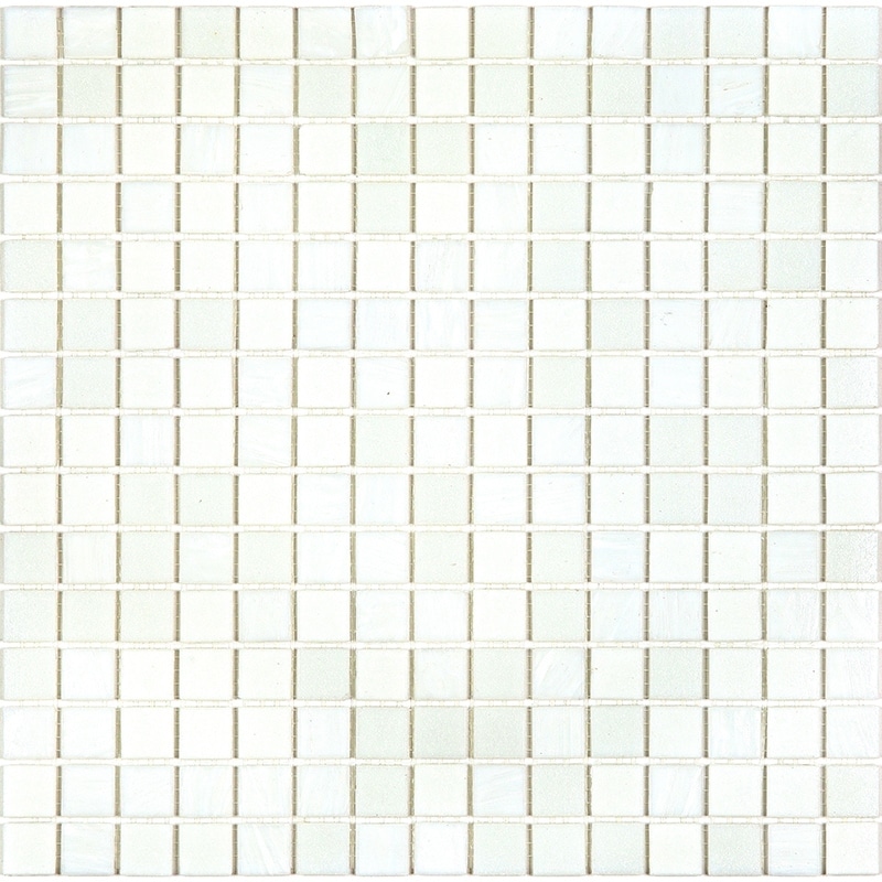 Apollo tile 12" x 12" Mingles Glossy Pearl White Glass Tile (20 sq ft/case) - 20 Pack