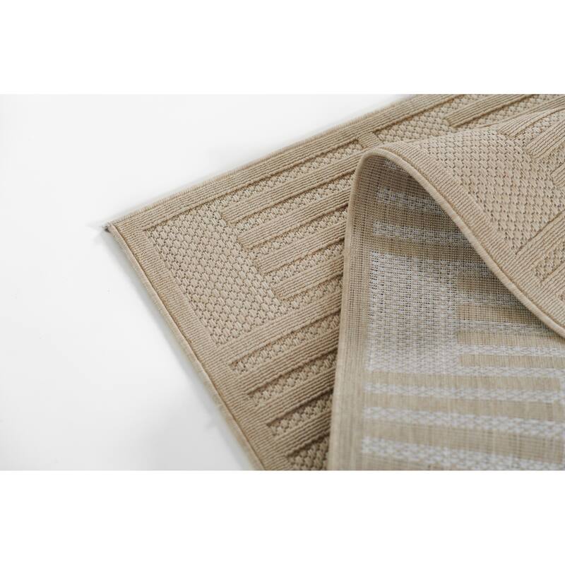 Momeni Vines Geometric Indoor Outdoor Rug