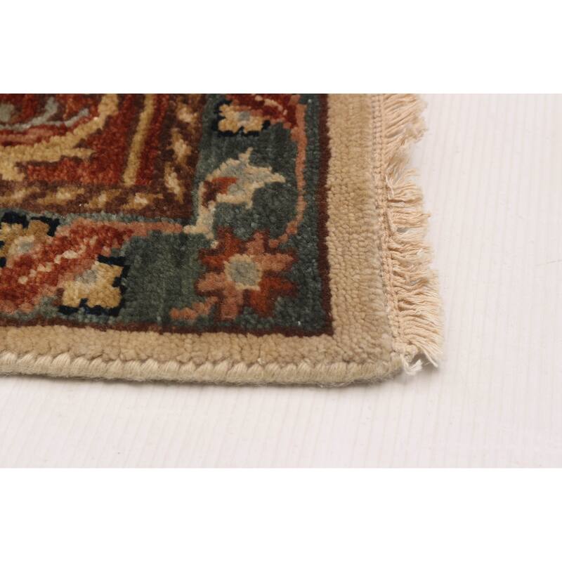 ECARPETGALLERY Hand-knotted Jules Sultane Ivory Wool Rug - 7'8 x 9'8