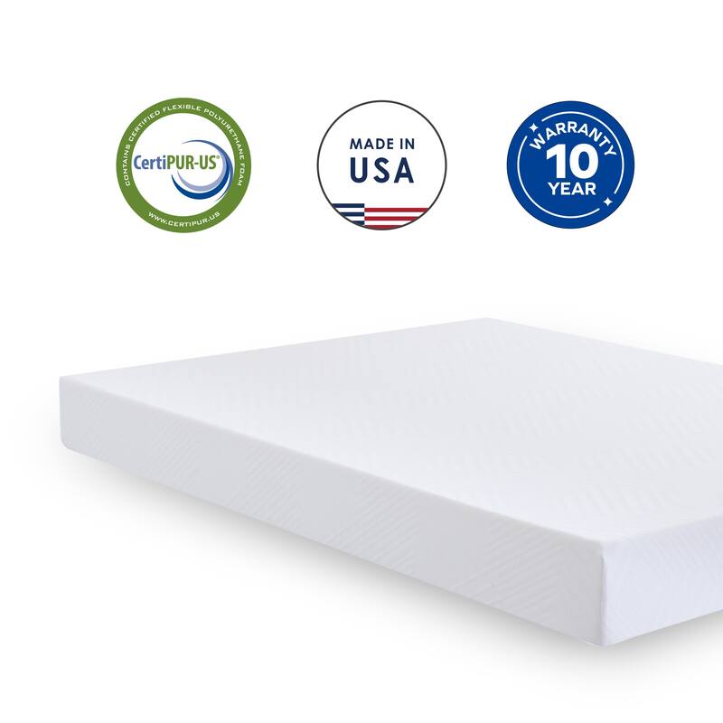 Green Tea Infused Memory Foam Queen Mattress, 8 inch Gel Memory Foam