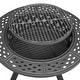 preview thumbnail 7 of 10, 38-inch Outdoor Fire Pit Table with Cooking Grates