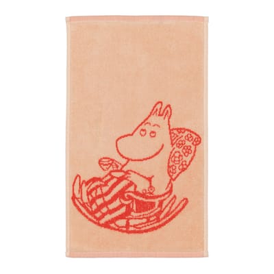 Moomin by Arabia Hand Towel 12x19.7in Moominmamma Peach - 12 x 19.7"