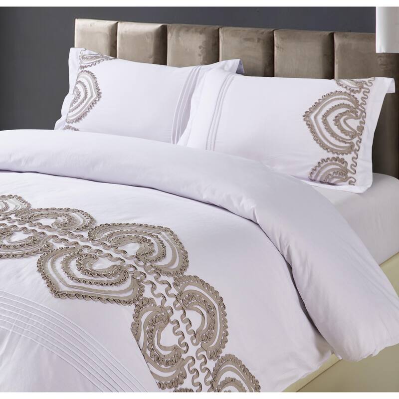 Broderie ensemble housse de couette Collection Embroidery Duvet Set
