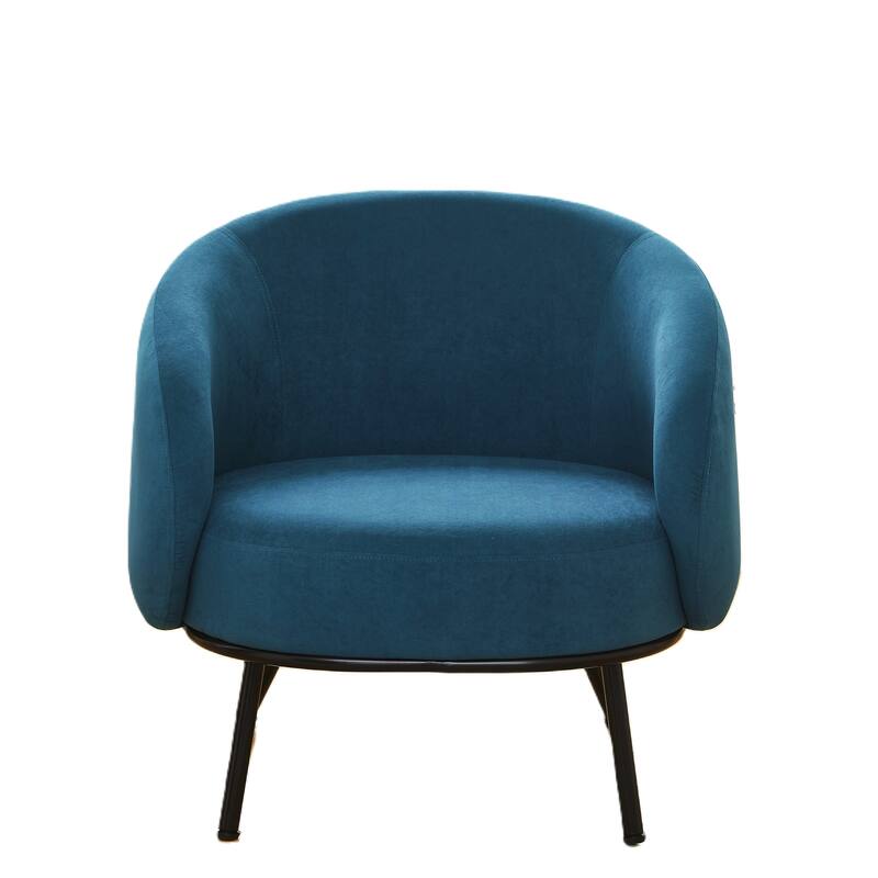Mid Century Barrel Back Indoor Accent Chair