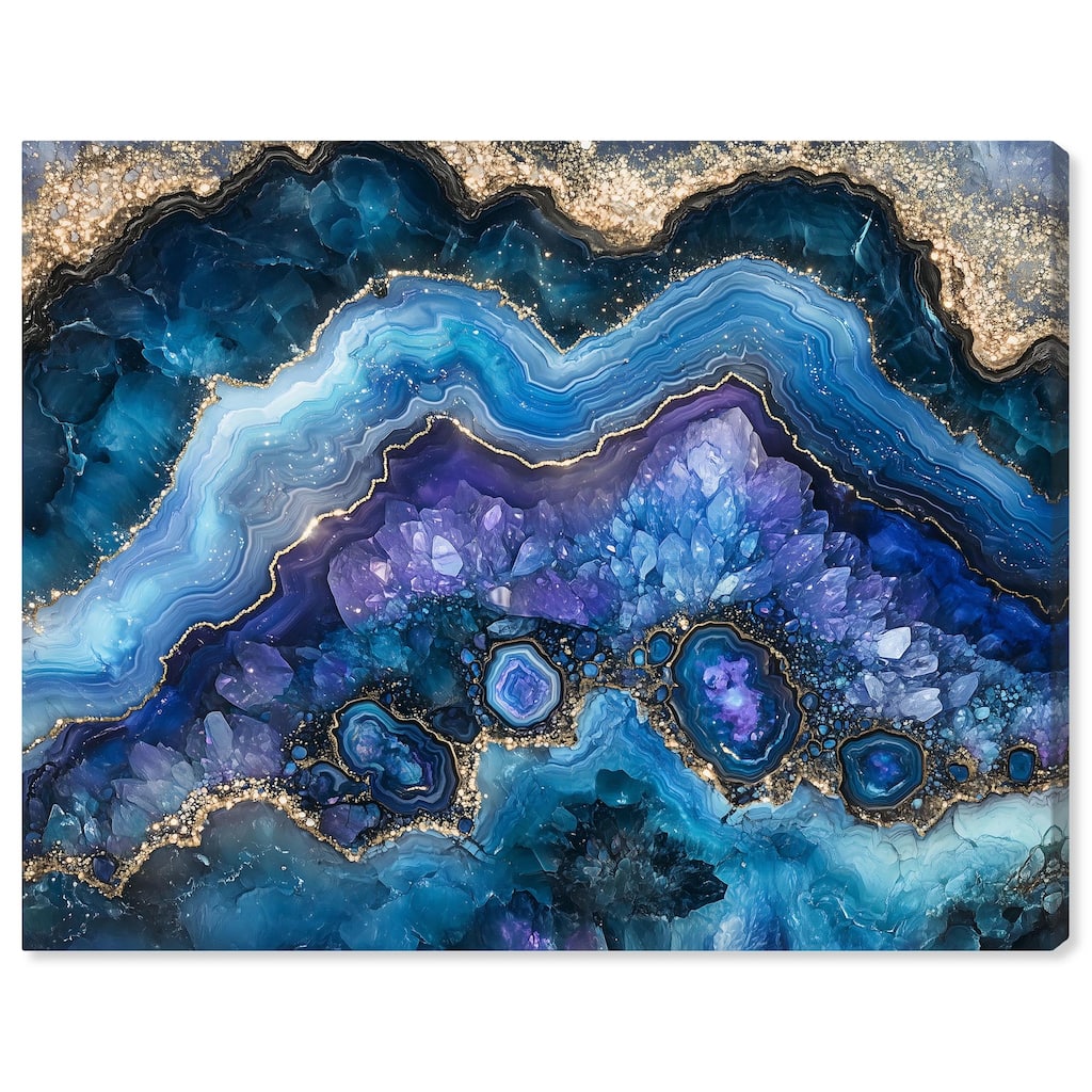 Galactic Geode II Canvas by Art Remedy, Gallery Wrapped