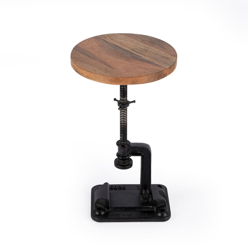 Ellis Adjustable Pedestal Side Table