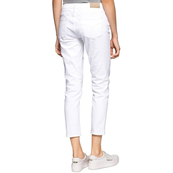 calvin klein white skinny jeans