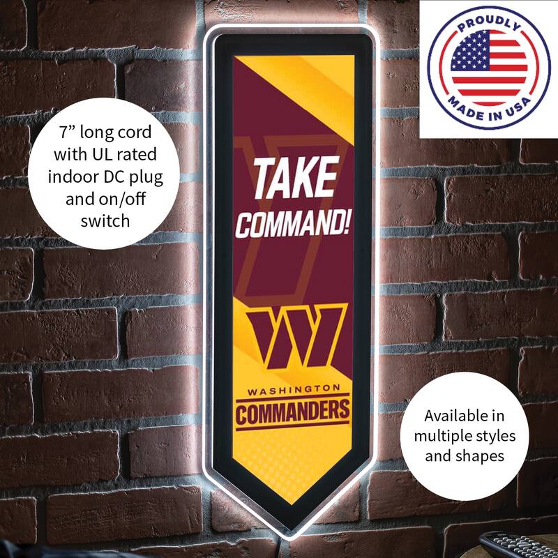 Washington Commanders LED Lighted Sign