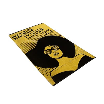 VOSSEN Graphic Print Beach Towels