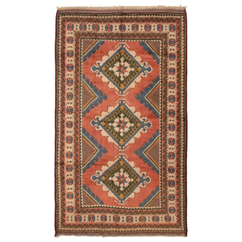 ECARPETGALLERY Hand-knotted Oushak Copper Wool Rug - 6'1 x 10'4 - Copper - 6'1 x 10'4