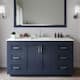 Option Dark Blue / Giotto Quartz Top / Brushed Nickel