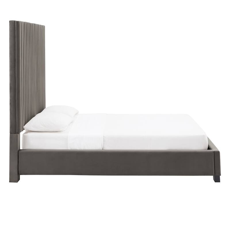 Aart Tufted Solid Wood and Upholstered Platform Bed by iNSPIRE Q Bold