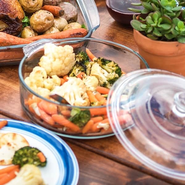 slide 2 of 4, Libbey Baker's Basics 3-Piece Glass Casserole Baking Dish Set with Glass Covers Set of 6