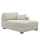 preview thumbnail 88 of 150, 42" W Plush Corduroy Upholstered Chaise Lounge Sleeper for Living