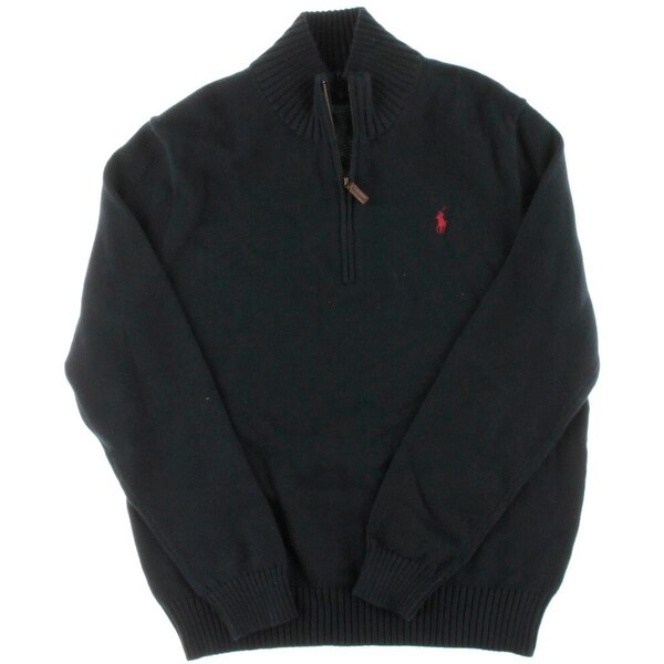 Download Shop Polo Ralph Lauren Mens 1/2 Zip Sweater Mock-Neck ...