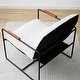preview thumbnail 8 of 22, Accent Chair with Detachable Double-sided Cushion, Modern Upholstered Armchair with Metal Frame - 25.2'' H X 30.3'' W X 30.3'' D