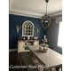 preview thumbnail 20 of 26, Modern Farmhouse Distressed Wood Lantern Foyer Chandelier for Dining Room