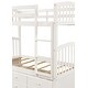 preview thumbnail 18 of 35, Twin Bunk Bed with Trundle, Ladder, Safety Rail and 3 Drawers