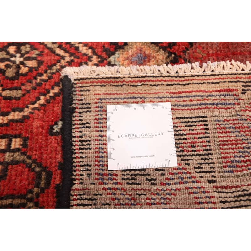 ECARPETGALLERY Hand-knotted Andelz Red Wool Rug - 3'10 x 7'3