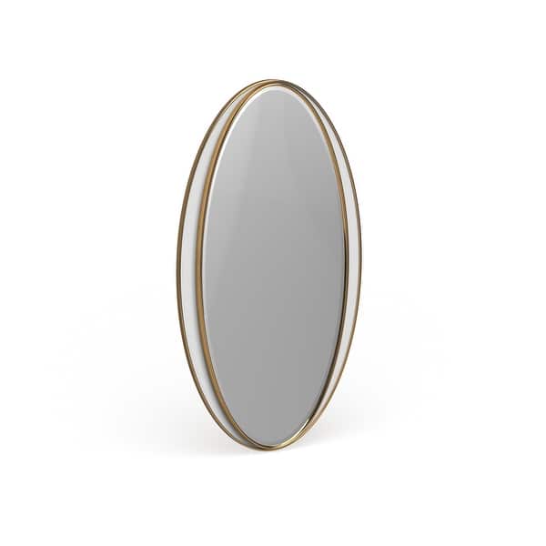 slide 8 of 11, Allan Andrews Rania Oversized Oval Wall Mirror - White Size