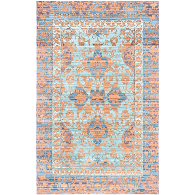 SAFAVIEH Valencia Kanika Distressed Vintage Boho Oriental Polyester Rug