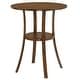 preview thumbnail 16 of 22, Irvi Traditional Rubberwood 3-Piece Barstool Counter Height Dining Set by Furniture of America
