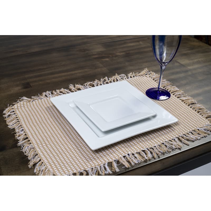Homespun 100 Cotton Placemat 13x19 (Set of 4)