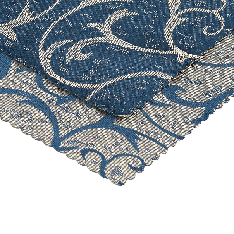 6 Pack Elegance Napkins, Floral Dinner Napkins for Party, Kitchen - 19x19 Inch