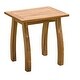 preview thumbnail 9 of 10, Lucca Outdoor Acacia Wood Side Table by Christopher Knight Home Natural