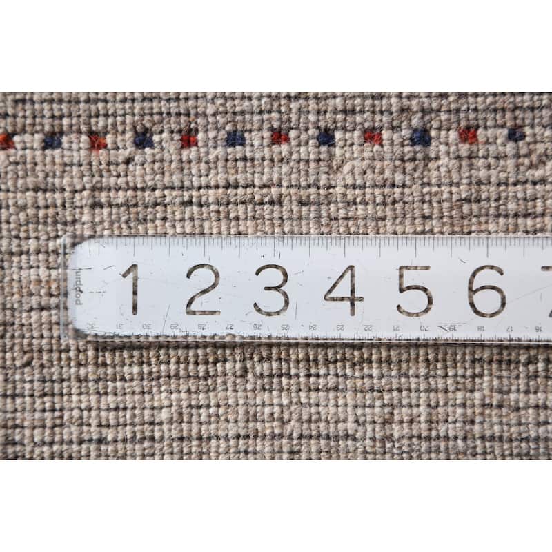 Gabbeh Indian Area Rug Handmade Multi-Color Wool Carpet - 5'0" x 7'9"