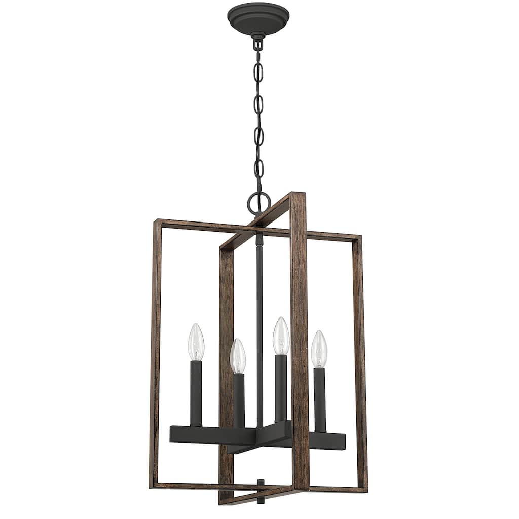 Acroma 4-light Modern Geometric Lantern Chandelier